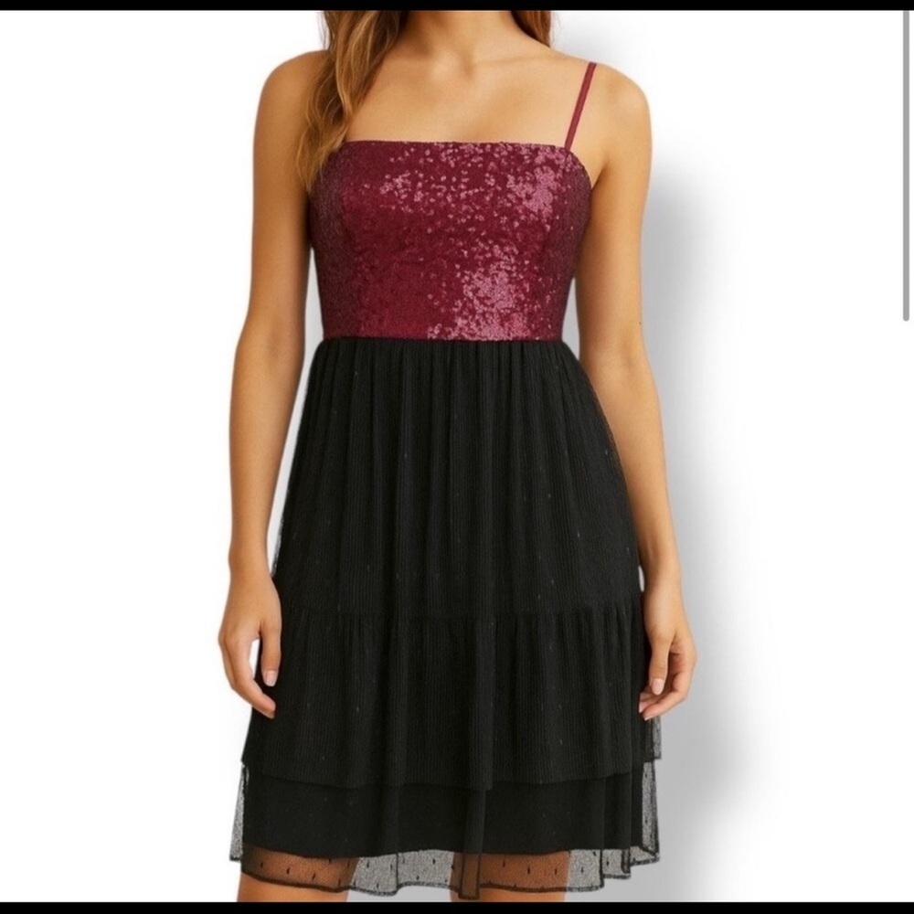 New Dress The Population Kady Sequined Dress Size Small